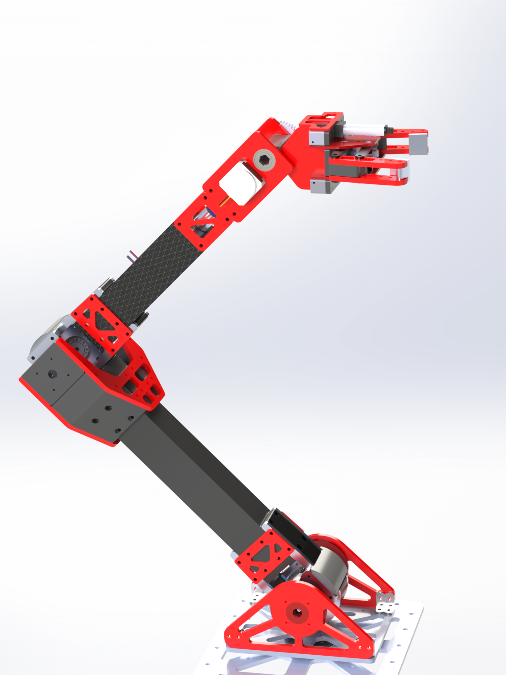 Mars Rover with 5-DOF Arm and Rocker Bogie Suspension 5 dof arm