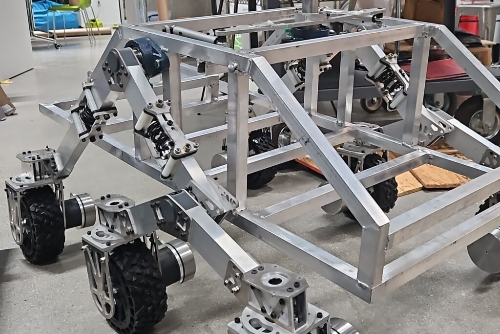Mars Rover with 5-DOF Arm and Rocker Bogie Suspension img 20250808 wa0007